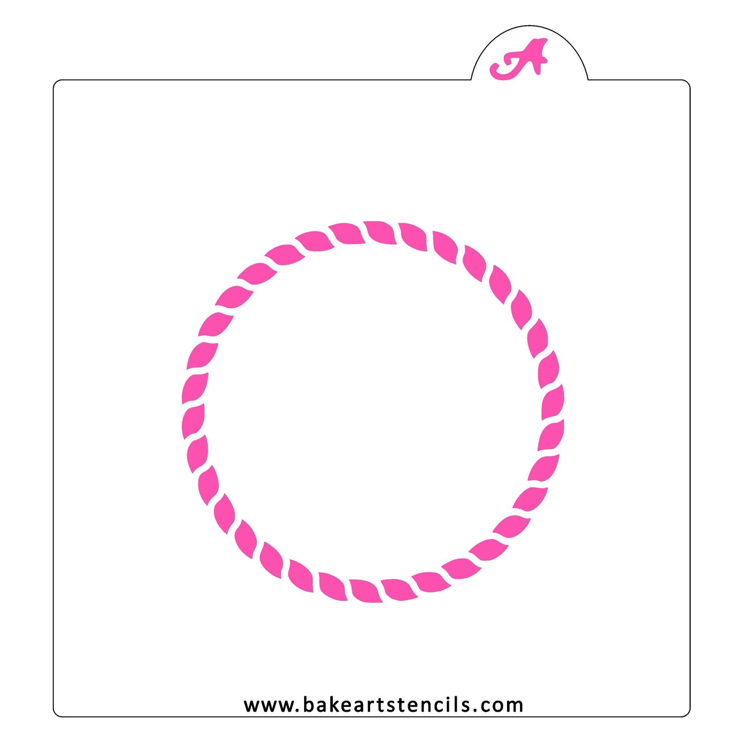 Nautical Rope Border Cookie Stencil