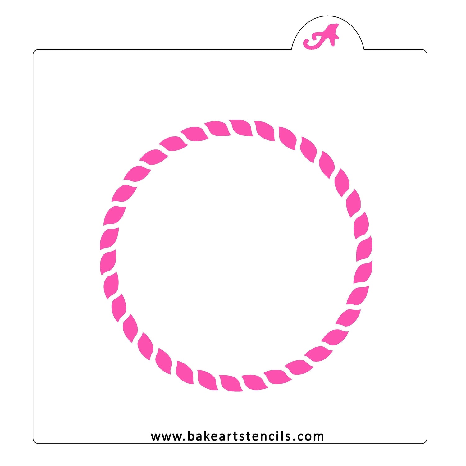 Nautical Rope Border Cookie Stencil