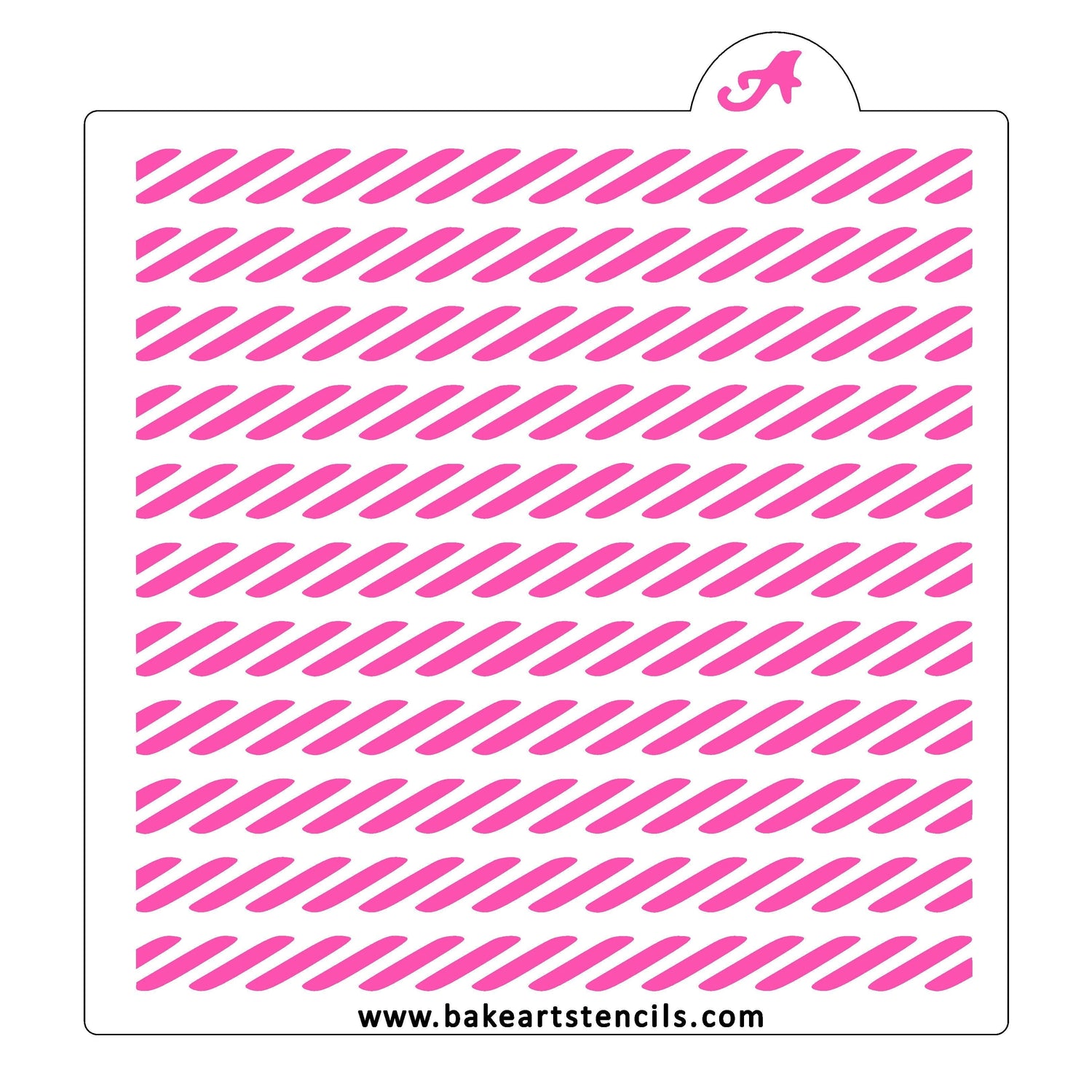 Nautical Rope Thin Pattern Stencil