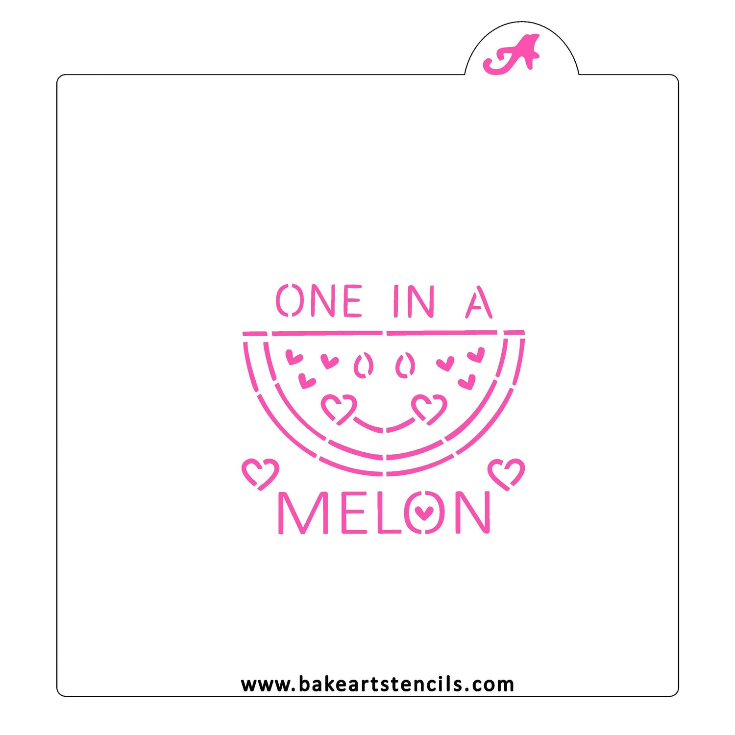 One in a Melon PYO Cookie Stencil
