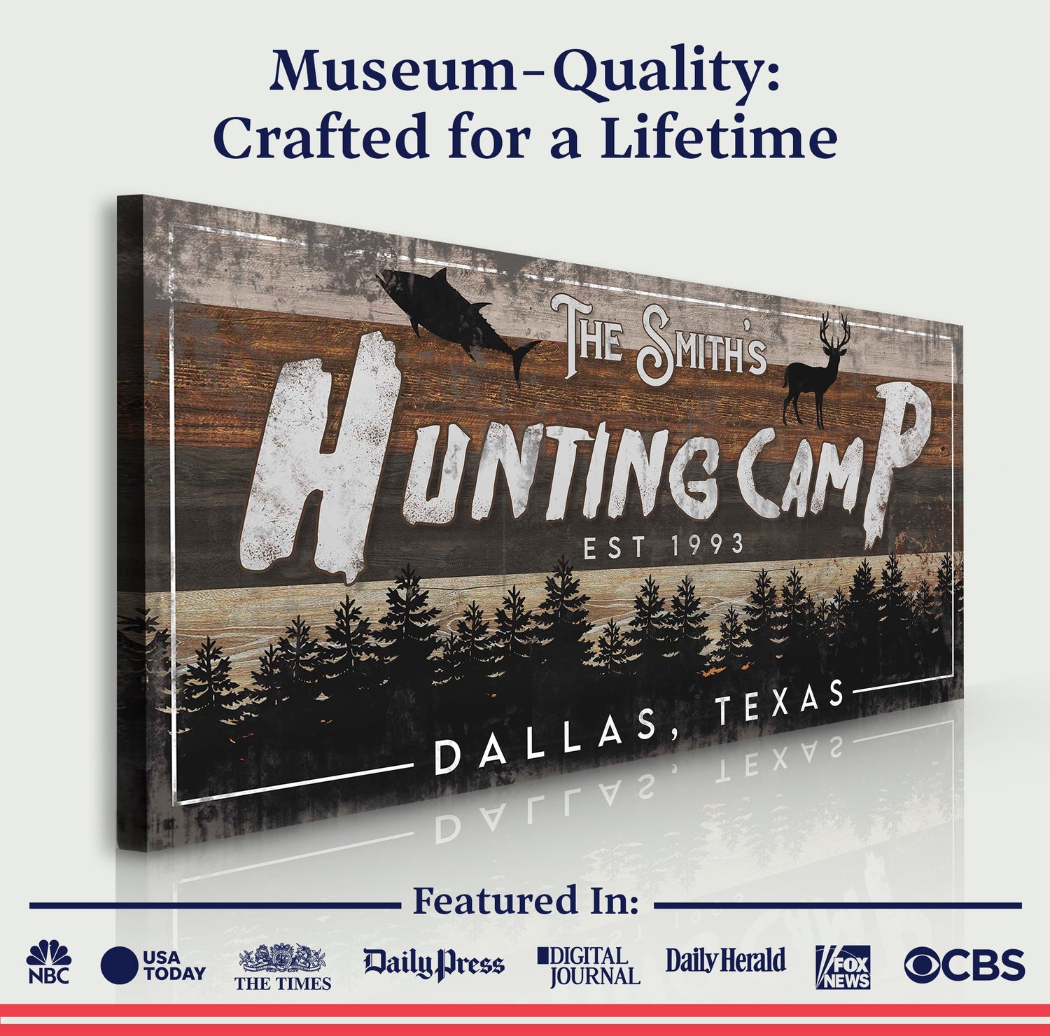 Fishing And Hunting Sign IV