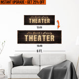 Upgrade Your 12x36 Inches 'Theater' (Style 2) Canvas To 16x48 Inches