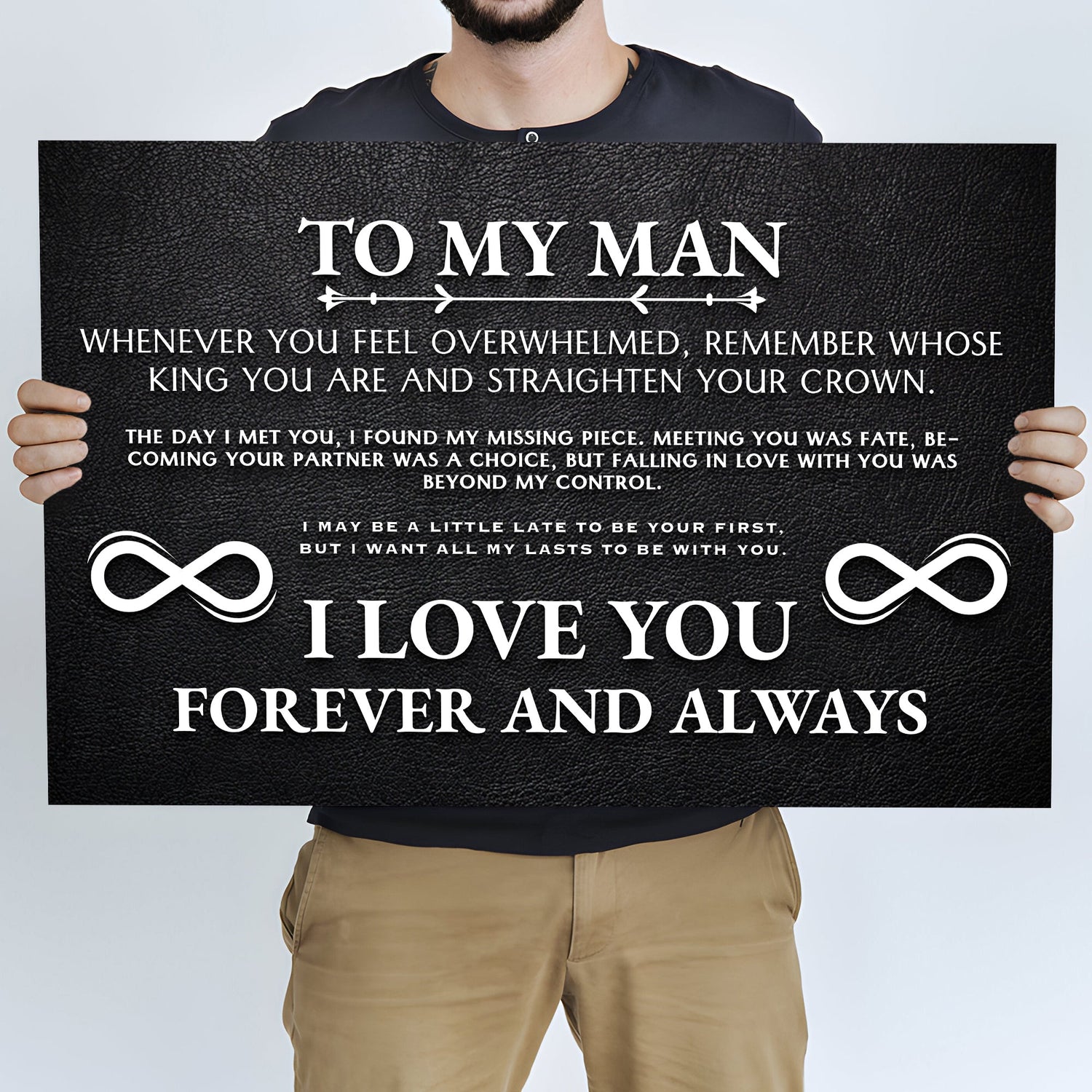 To My Man Father's Day Gift Sign II