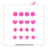 Paint Palette PYO Cookie Stencil