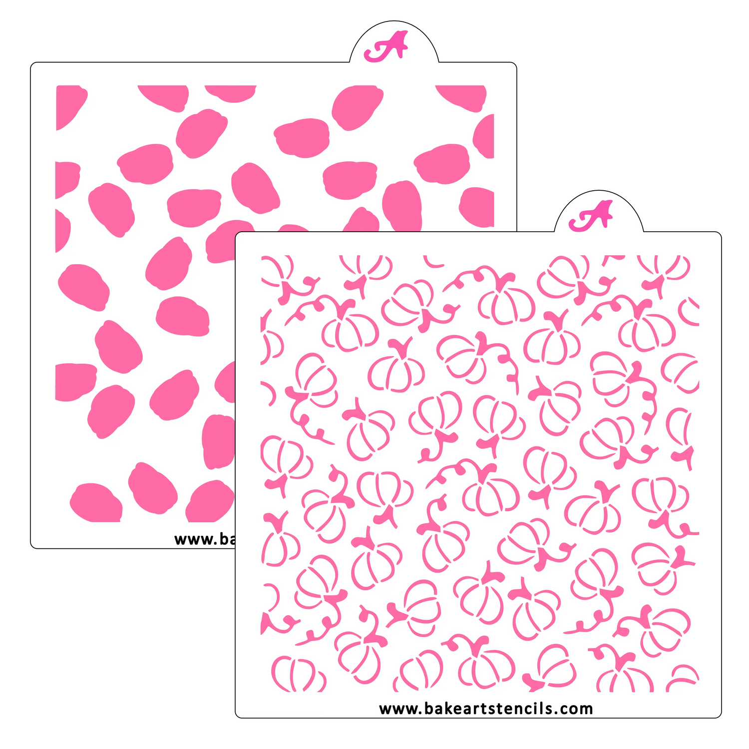 Painted Pumpkins Cookie Stencil Set