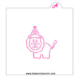 Party Lion PYO Cookie Stencil