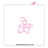 Party Puppy PYO Stencil