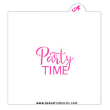 Party Time Cookie Stencil