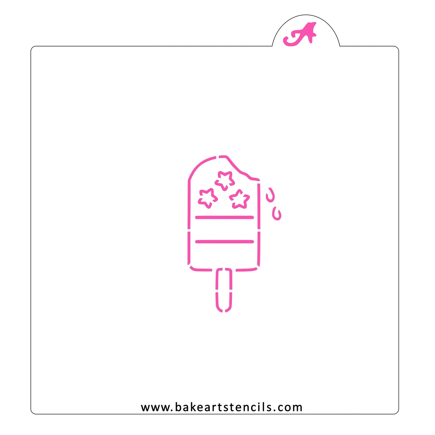 Patriotic Popsicle PYO Stencil