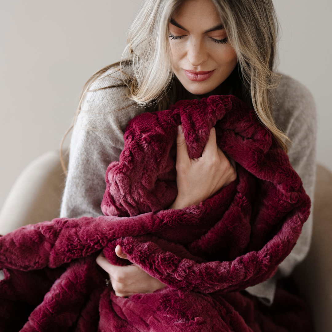 Patterned Faux Fur XL Throw Blankets by Saranoni, product image 62