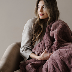 Patterned Faux Fur Throw Blankets by Saranoni, product image 32