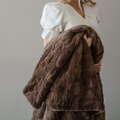 Patterned Faux Fur XL Throw Blankets by Saranoni, product image 78