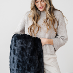 Patterned Faux Fur XL Throw Blankets by Saranoni, product image 69