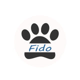 Paw Print Name Cookie Stencil