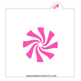 Peppermint Candy Cookie Stencil