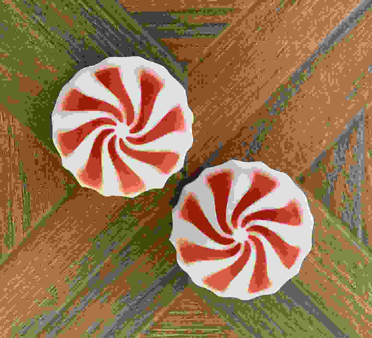 Peppermint Candy Cookie Stencil