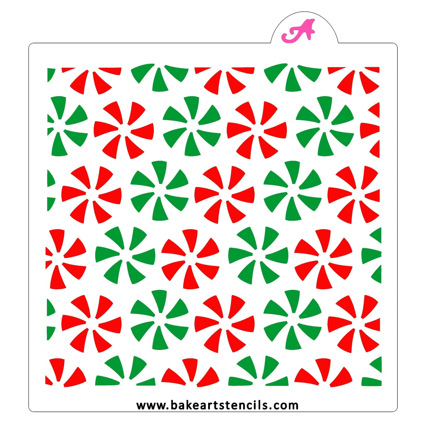 Peppermint Pattern Stencil Set