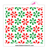 Peppermint Pattern Stencil Set