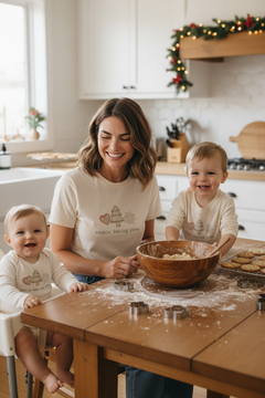 Cookie Baking Crew Organic Baby Bodysuit Long Sleeve by Tenth & Pine, product image 8