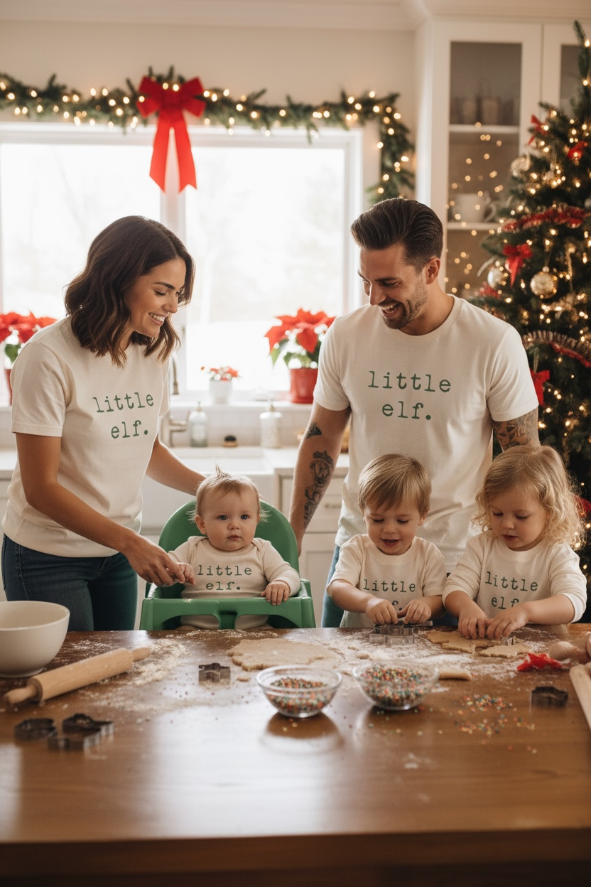 Little Elf Organic Kids T-Shirt Long Sleeve by Tenth & Pine, product image 3