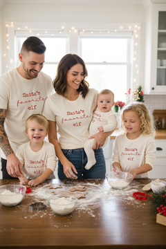 Santa's Favorite Elf Organic Baby Bodysuit Long Sleeve by Tenth & Pine, product image 10