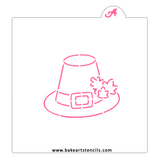 Pilgrim Hat PYO Cookie Stencil