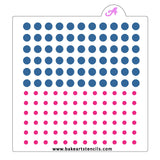 Polka Dot Sprinkles Stencil