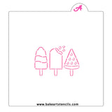 Popsicle Party PYO Stencil