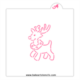 Prancing Reindeer PYO Cookie Stencil