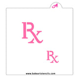 Prescription Symbol Cookie Stencil