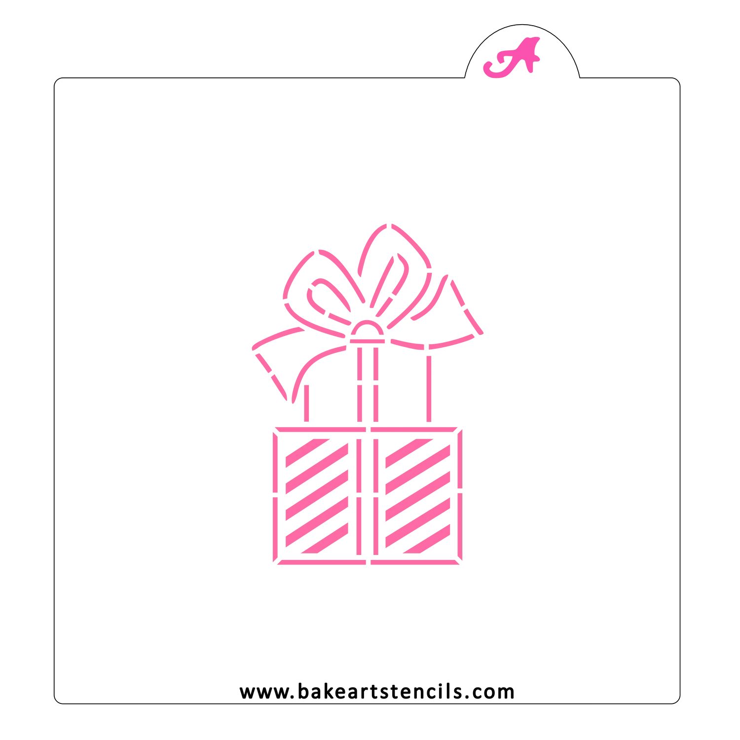 Stacked Present PYO Stencil