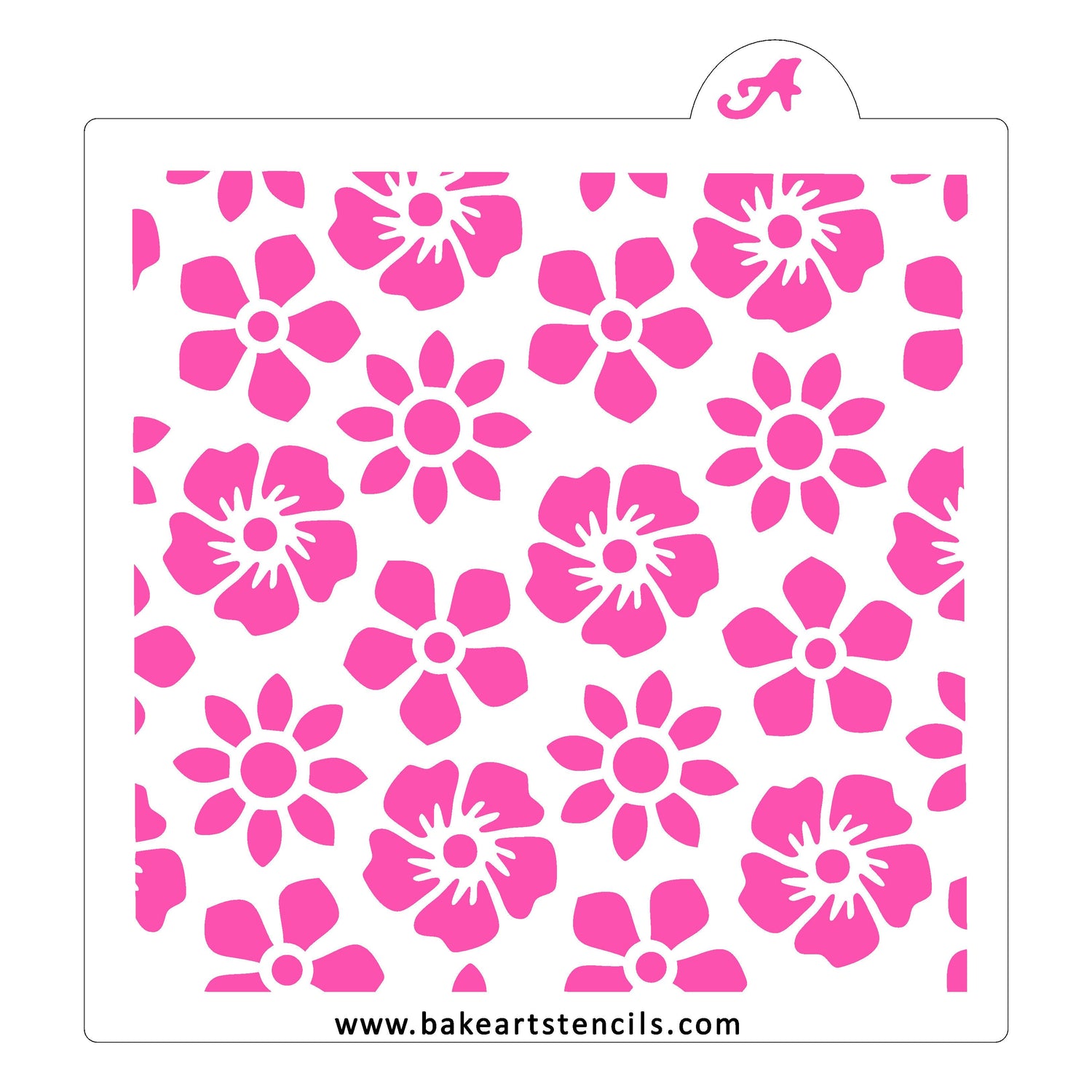 Pretty Garden Cookie Stencil