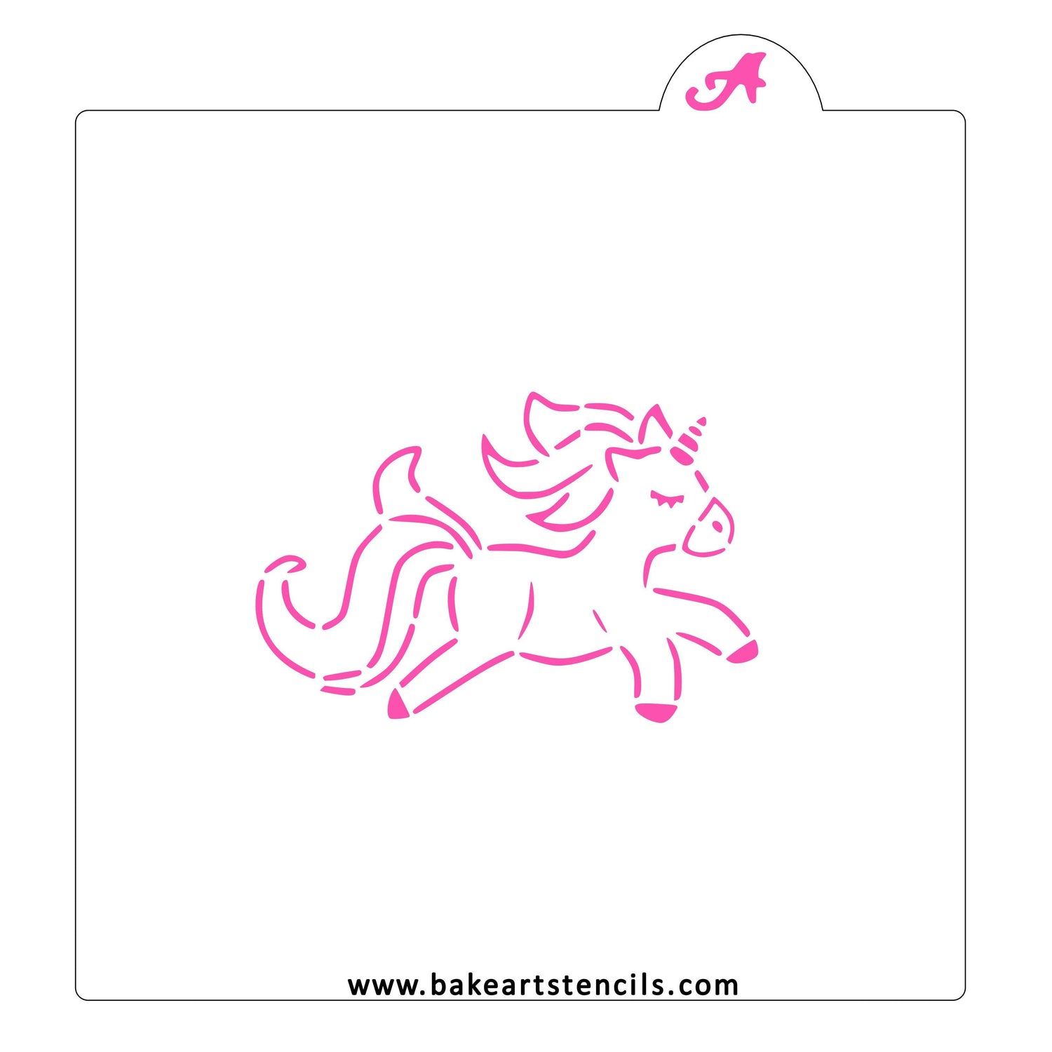 Pretty Unicorn PYO Stencil