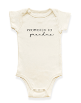 Promoted to Grandma Organic Baby Bodysuit