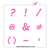 Punctuation Stencil