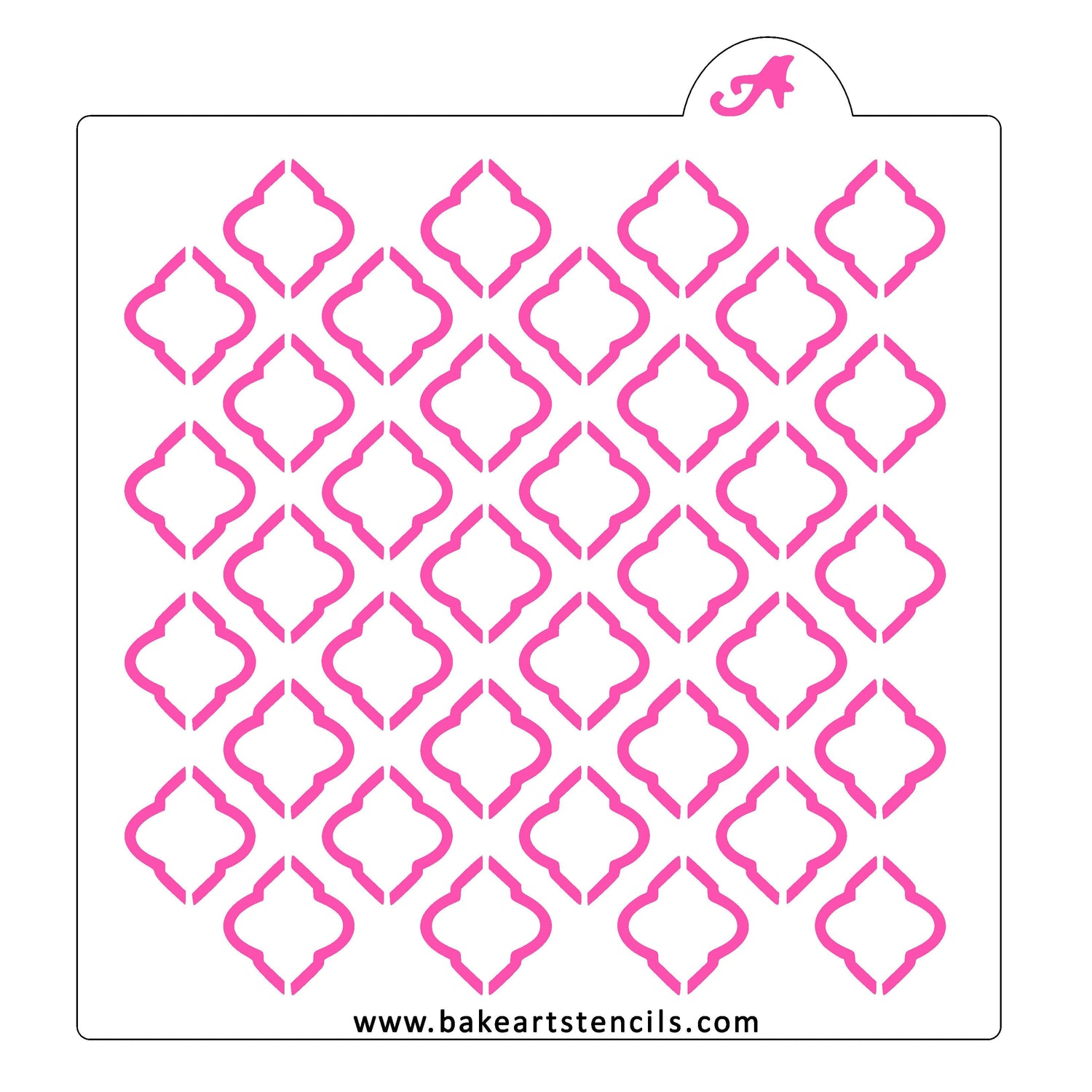 Quatrefoil Large Pattern Stencil