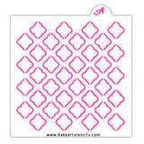 Quatrefoil Large Pattern Stencil