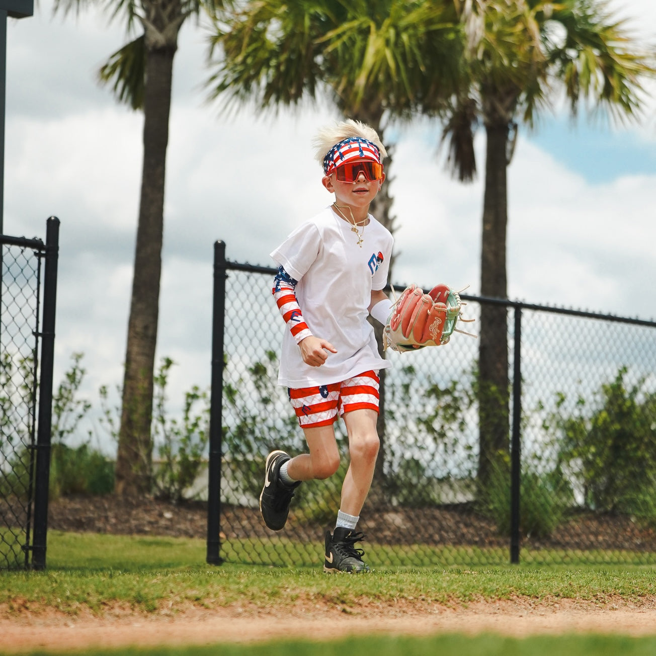 USA Flag Ice Cream Shorts