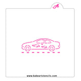 Race Car PYO Cookie Stencil
