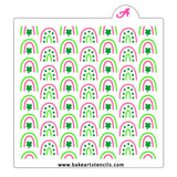 Rainbows and Shamrocks Cookie Stencil Set