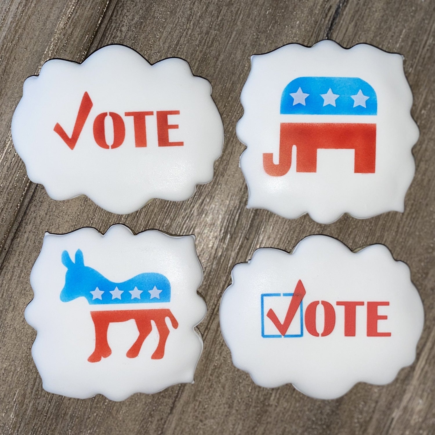 Republican Elephant Cookie Stencil