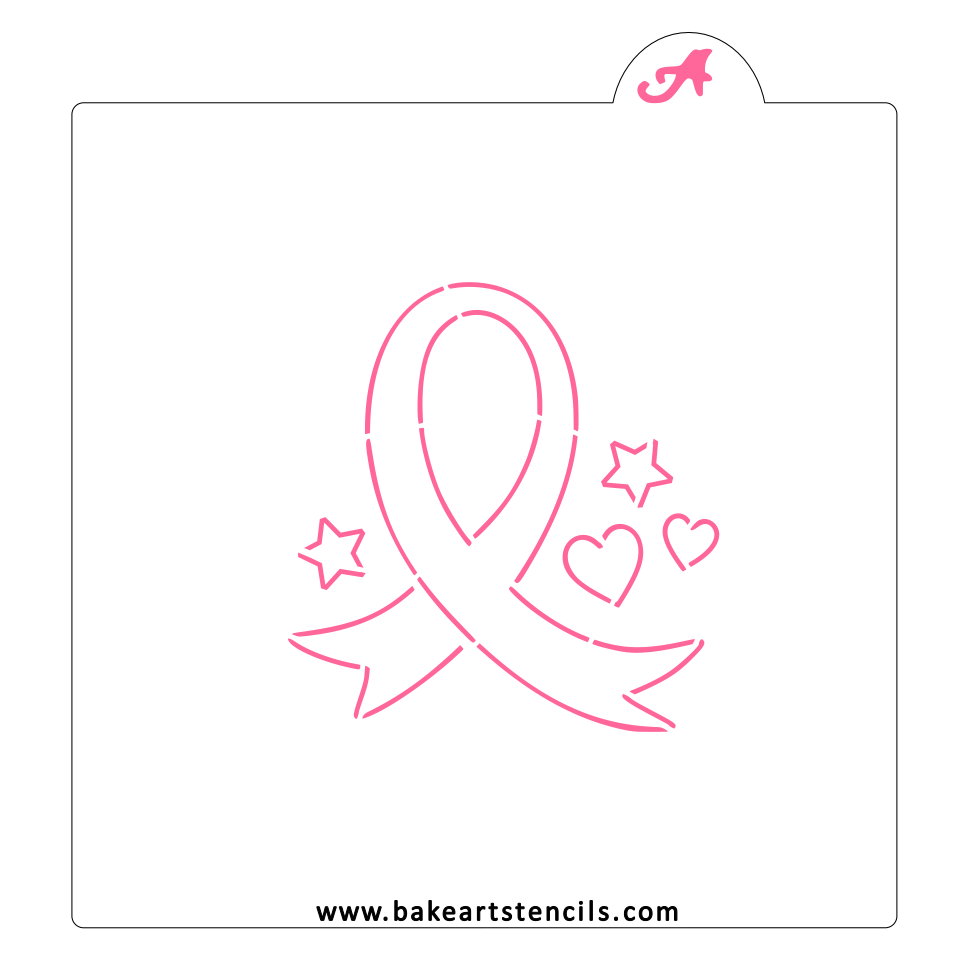 Ribbon Love PYO Stencil
