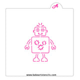 Robot PYO Cookie Stencil