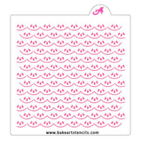 Ruffles and Lace Cookie Stencil