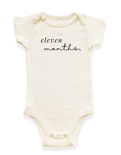 Monthly Milestones Organic Baby Bodysuit by Tenth & Pine, product image 11