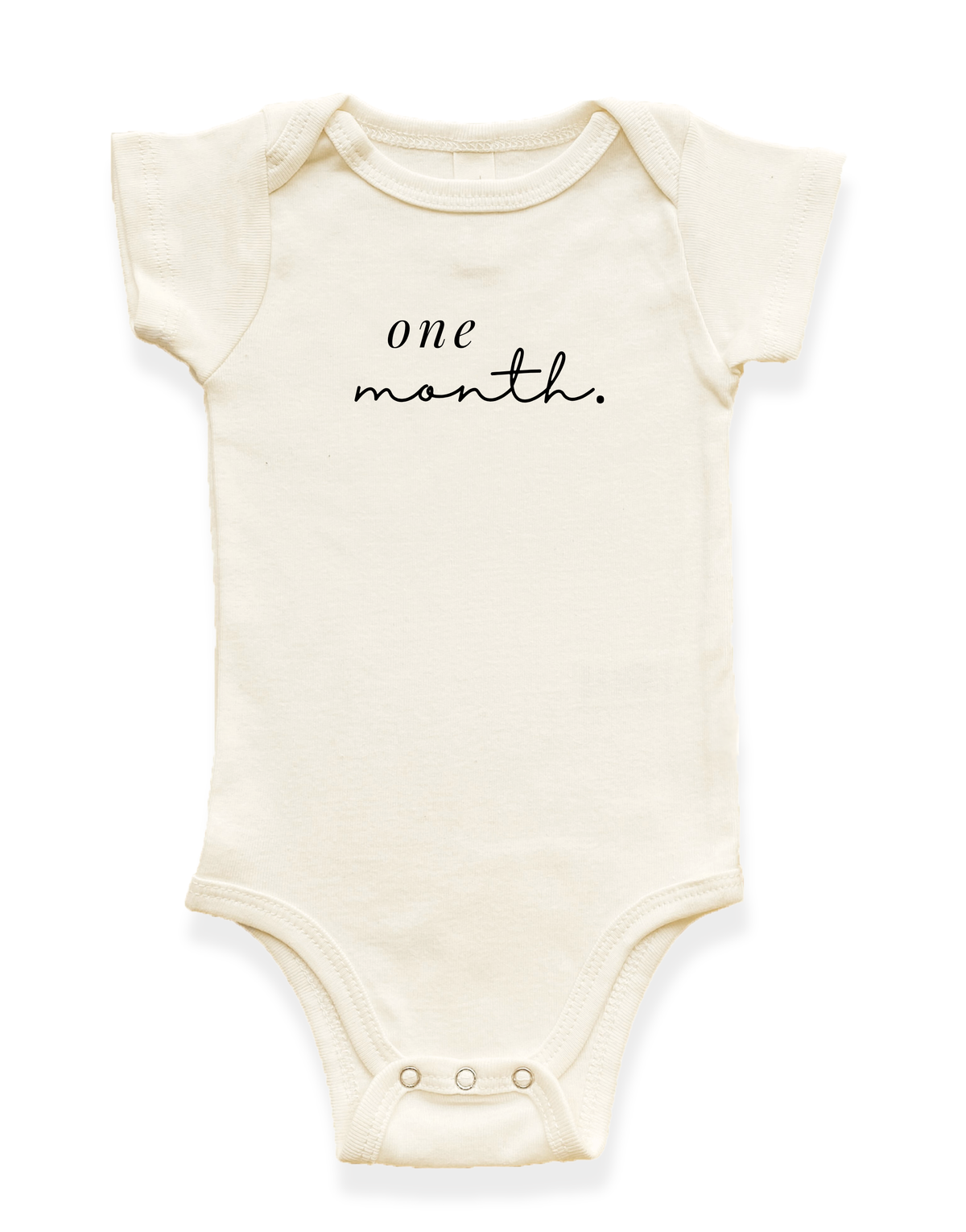 Monthly Milestones Organic Baby Bodysuit by Tenth & Pine