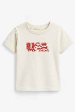 USA Organic Cotton Short Sleeve Toddler T-Shirt by Tenth & Pine