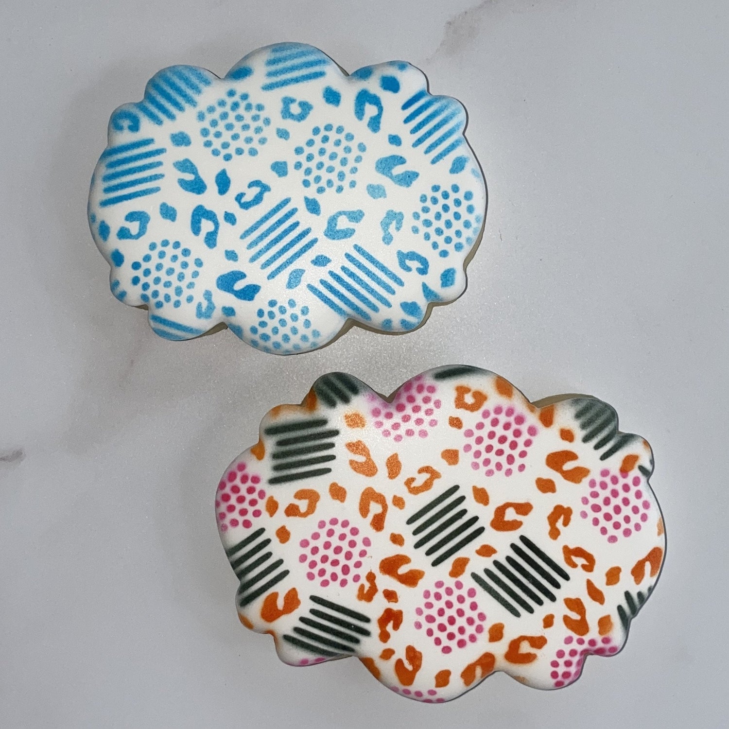 Safari Abstract Pattern Cookie Stencil