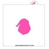 Santa Face Cookie Stencil