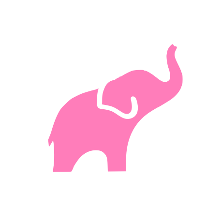 Safari Elephant Cookie Stencil
